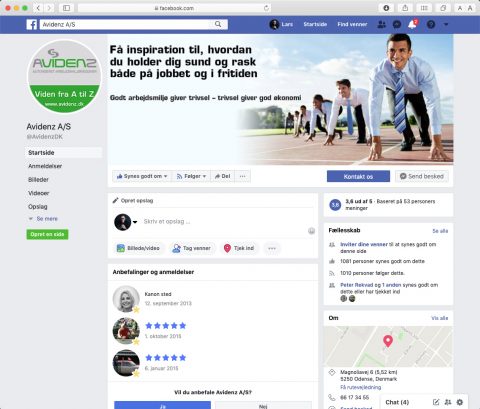 Avidenz – Facebook